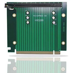 Pci-E 16x Riser Card,PCI Express 3.0 16X verlengkabel 90 graden hoge snelheid Riser Card -80mm