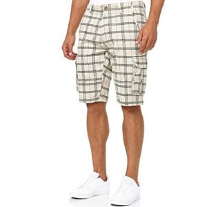 INDICODE JEANS Cargobroek  beige / mintgroen