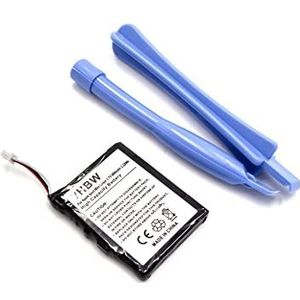 vhbw Li-Ion batterij 600mAh (3,7 V) compatibel met MP3-speler, Video Apple iPod Mini vervanging voor EC003, EC007 - incl. montagegereedschap.