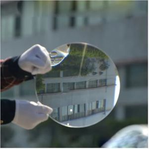 Prisma's en caleidoscopen 310 mm grote optische plastic zonne-fresnel lens grote condenserende lens lengte 220 mm 600 mm doe-het-zelf projector wetenschap klaslokaal optiekits (kleur: helder, maat: