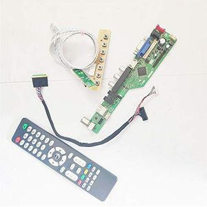 voor LP156WH4-TLP1/TLP2/TLP4 TV VGA+HDMI+AV+USB+RF 15.6 inch Scherm Controller Drive Board Notebook PC 1366* 768 LVDS 40-pins WLED kit (LP156WH4-TLP1)
