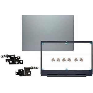 WANGHUIH LCD-achterklep + voorrand + scharnieren compatibel met Dell Vostro 14 5481 V5481 laptop