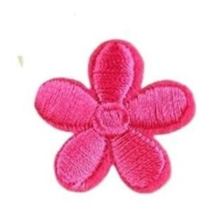 Opstrijkbare patches, 10 stuks, kleine schattige bloem, om op te strijken, voor tassen, kinderen, kleding, geborduurde stickers, doe-het-zelf, decoratieve patches (kleur: 10 stuks TY)