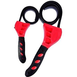 MHADBKH Meervoudig Gebruik Strap Wrench Set Veelzijdige Strap Wrench Set Verstelbare Strap Wrench Set 2 stks voor Thuis & Auto Onderhoud