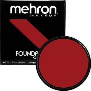 Mehron Foundation Grease - Red (1.25 oz)