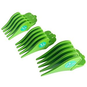 3 Stuks Tondeuse Limit Kammen 32mm 38Mm 51Mm Snijden Guard Attachment Groen