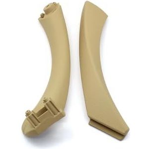 Auto Binnen Interieur Deurgrepen Auto-interieurdeurgreep Met Binnenbekleding Voor BMW Voor 3-serie E90 E91 E92 316i 318i 320i 325i 328i Links Rechts(Beige Right)