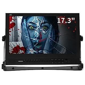 Cameraveldmonitor 17.3 ""IPS 3G-SDI Broadcast Monitor P173-9HSD 4K Aluminium Design LCD Monitor 1920x1080 for camera's DSLR Movie Veld Meer gedetailleerd beeld
