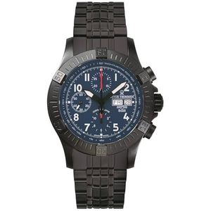 Revue Thommen Heren Polshorloge Automatic Airspeed XLarge 43,5 mm Day & Date Window armband roestvrij staal 16071.6175