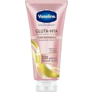 Vaseline Gluta-Hya Dewy Radiance Lotion voor gezicht en lichaam | Geeft een helderdere huid | Glutathion & Niacinamide Infused Moisturizer, 300ml