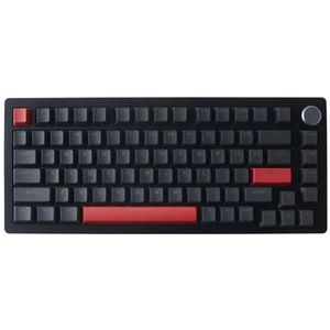 QPSJXN Mechanisch gamingtoetsenbord TKL Compact met magnetische schakelaars met snelontgrendeling en 82 (oranje-Shine-Through)