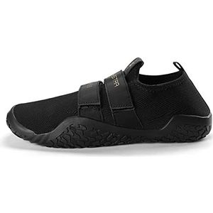 Deadlift Schoenen Cross-Trainer, minimalistische blotevoetenfitnessschoenen, Zwart, 43 EU