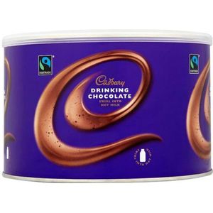 Cadbury Fairtrade Drinkchocolade 1KG x Koffer van 6