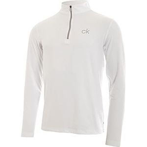 Calvin Klein Golf Heren Newport HZ lichtgewicht trui - Wit - XL