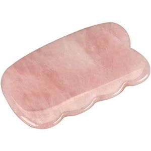 Quartz Schrapen Plaat Roze Steen Guasha Board Massager Bevorderen Bloedcirculatie Tool Huid Firmness 1Pcs