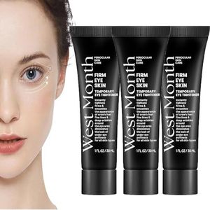 West Month-Make up Eye Firmer, Instant Eye Firm Cream, Fast Firming Eye Cream, Advanced Instant Firm Eye Tightening Cream, Vermindert Onmiddellijk Wallen Onder De Ogen (3 Stuks)