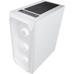 Mid-tower Gamingbehuizing ATX, Micro-ATX, Mini-ITX, Zijpaneel Van Gehard Glas, 1 USB 3.0, 2 USB 2.0, 8 Ventilatoren Kunnen Worden Geïnstalleerd (alleen Behuizing)(White)