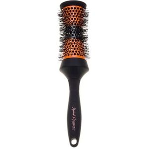 Denman (Medium) Thermo Ceramic Hourglass Hot Curl Brush - Hair Curling Brush for Blow-Drying, Straightening, Defined Curls, Volume & Root-Lift - Orange & Black, (DHH3EORG)