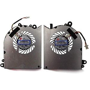 LMNCBVYA FCQLR CPU & GPU Laptop Cooling Fan for MSI GS60 PC 2QD 6QE 6QC - PAAD06015SL 5VDC 0.55A N293 Replacement Fan