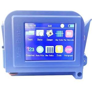 Draagbare inkjetprinter 12,7 mm 25 talen Draagbare miniprinter Houtprinter Vervaldatum Handheld inkjetprinter voor Tekst Barcode Datum Tijd, etc