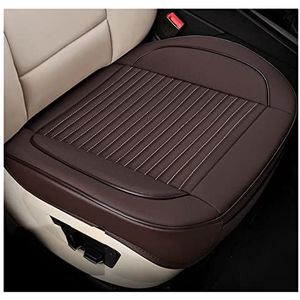 Stoelhoezen Beschermhoezen Auto Seat Cover Voor Jeep Voor Grand Cherokee Voor Renegade Voor Cherokee Voor Patriot Voor Compass Universele Pu Lederen Auto Zitkussen Ondersteunt(Koffie,Voorkant)