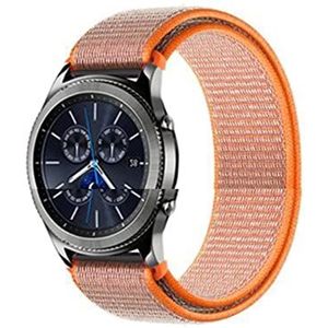 22 Mm 20 Mm Band Compatibel Met Samsung Galaxy Watch 3 45 Mm 41 Mm Active 2 46 Mm 42 Mm Compatibel Met Gear S3/S2 Frontier/Classic Compatibel Met Huawei Watch Gt 2 Band (Color : 12-spicy orange, Siz