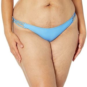 Volcom Standaard Simply Solid Full Bikini Bottom (Regular & Plus Size), kustblauw, X-Large