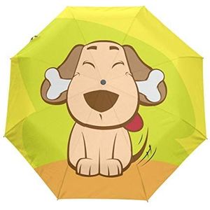 Gele Bone GOG Paraplu Winddicht Automatische Opvouwbare Paraplu's Auto Open Sluiten voor Mannen Vrouwen Kinderen