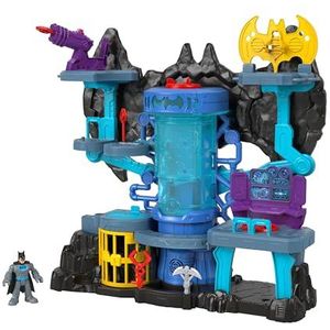 Fisher-Price Imaginext DC Super Friends Bat-Tech Batcave, Batman Playset with Lights and Sounds, Multicolour, for Kids Ages 3 to 8 years, GYV24