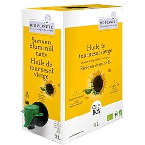 Zonnebloemolie virgin BIO 3 l - Horeca (Bio Planete)