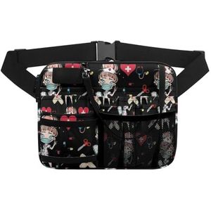 Verpleegster heuptasje verstelbare taille riem heuptasjes voor vrouwen taille zakje stethoscopen duurzame noodbenodigdheden verpleging organisator riemzakken. voor arts, verpleegkundige, Kb1197bz41,