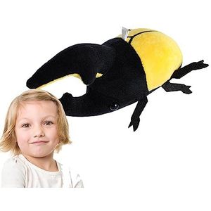 Kever knuffeldier | Unieke Soft Beetle Toys modelpoppen,Schaaldieren Dieren Model, Beetle Knuffel, Kleine Knuffels voor Jongens en Meisjes Qihuyi