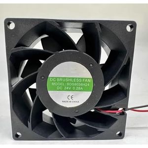 LMNCBVYA BDS8038H24 DC 24V 0.28A 80x80x38mm 2-Wire Inverter Fan for Efficient Solutions