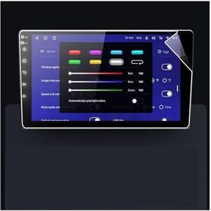 Displaybeschermfolie Voor Plus 2 DIN GPS 9"" INCH PET-film Autoradio Multimediaspeler Navigatie Navi 229 * 129 * 217mm