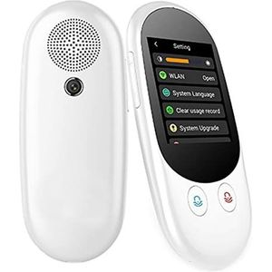 Draagbaar vertaalapparaat 2,4-inch touchscreen Instant vertaalapparaat Fotoscannen Vertaler Ondersteuning Wifi Offline(B) Decoration