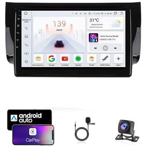 Android 13 Dubbel Din Auto Stereo Touchscreen Auto Stereo Voor Nissan Sylphy 2012-2015 Met Bluetooth GPS Navigatie WiFi FM Radio USB/SWC/Plug en Play Ondersteuning Carplay&Android Auto(4 Core Wifi 1G+