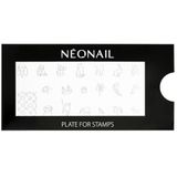 NEONAIL Stamping Plate 28 - Stempelen Plaat - Stempelplaat - Sjablonen Plaat - Nail Art - Nageldesign - Nagelstempel Sjabloon - French Nails Sjabloon - Nagelkunststempel