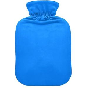 Azure warmwaterkruiken met zachte hoes, handvoeten, warmwaterzak, voor nek- en schouderpijnverlichting, 2 liter