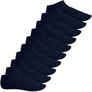 Footstar Everyday! 10 | 20 paar dames & heren sneakersokken korte sneakersokken korte sokken, marineblauw, 35/38 EU