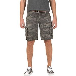 Timezone Loose Maguiretz Cargo Shorts INCL. Belt Heren - Grijs - W33