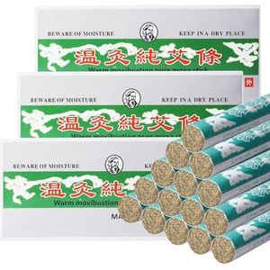 30 stuks zuiver natuurlijke moxa-sticks, moxa-rollen, moxa sigaren, moxa rolsticks, puur natuurlijk handgemaakt voor ouderen, vrouwen, kinderen (moxibustion rolls)