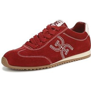 Sam Edelman Womens Isella veterschoenen, Diep Scarlet, 35 EU