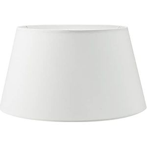 Home Sweet Home Klassieke lampenkap Largo | rond schuin | 40/30/22cm | Wit | stoffen lampenkap gemaakt van stof | voor E27 lamphouder | RoHS getest | voor vloerlamp en wandlamp