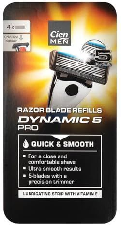 Cien Shark - 5 Blade - Vervangende Cartridges - 4 Navullingen