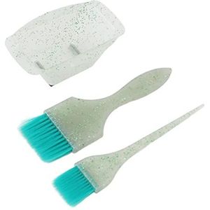 Haarverf Kit, Stroefheid Basis Haarverf Mengkom Kappersaccessoire Goede Elasticiteit met Grote Borstel voor Kapper voor Kapsalon