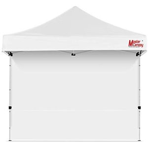 MasterCanopy Zijwand/zijpaneel voor 2,5 x 2,5 m pop-up paviljoen, windbestendig, waterafstotend, 1 stuk, wit