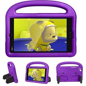 Tablet PC-hoes Tablet Case Compatible with Huawei M3 / T3 / T8 Lite 8.0 Silicon Case Compatible with Kids, Compatible with Kinderen Schokbestendige Lichtgewicht Dropbestendige Stand Tablet Case, met H