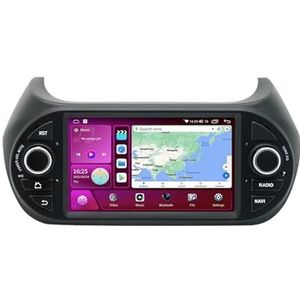 Android 15 Autoradio 7 inch touchscreen voor FIAT Fiorion 2008-2017 Autoradio Navigatie met Carplay met GPS navigatie Bluetooth FM USB Steering Wheel Control(X8 8G+128G)
