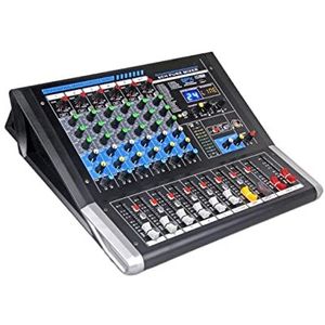 Audio DJ-mixer 6-Kanaals Mixer Dj Controller Sound Board Met 24 DSP Effect USB Bluetooth for DJ Recording Studio Podcast-apparatuur