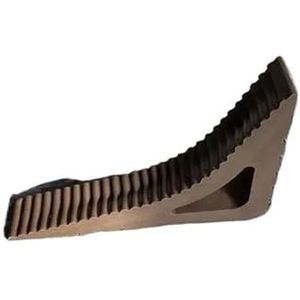 Creatieve driehoek deurstopper veiligheid rubberen blok wig deurstops anti-botsing achterste stoppers bescherming raambegrenzer (bruin)